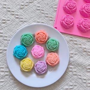 Moule en Silicone pour Halloween Rose pour Cuisson Personnalisée <span class=keywords><strong>de</strong></span> Bonbons au <span class=keywords><strong>Chocolat</strong></span> Glaçon Citrouille Fantôme Chauve-Souris Crâne Sorcière Chat Cercueil Pierre Tombale - Product Image 4