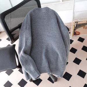 Men's <b>Cardigan</b> <b>Sweater</b> Coffee Color Loose Knitwear Autumn Winter Warm Casual Coat MLXL2XL3XL - Product Image 4