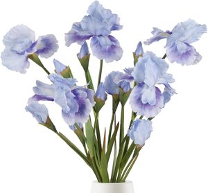 Fabricant de fleurs d'iris, vente en gros de fleurs d'iris artificielles de haute qualité, échantillon gratuit, décoration de mariage, aménagement paysager, jardin, iris - Product Image 1