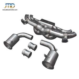 Jtld ระบบท่อไอเสียไทเทเนียมสีธรรมชาติ valvetronic catback สำหรับ Porsche 992 Carrera ดัดแปลงเป็น GT3 RS 2024 - Product Image 6