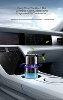 Diffuseur de parfum dynamique pour voiture, type poussoir, diffusion à 360 degrés, désodorisant sans alcool, huile essentielle végétale, arôme automobile