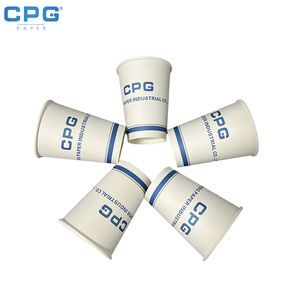 12oz Food Grade Paper <b>Cups</b> Single Wall <b>Custom</b> Printed Disposable Paper <b>Cups</b> for Office and Birthday Party Drinking - Product Image 1