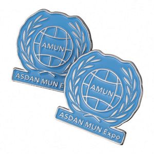 Pins Personalizados con Logotipo para Natación, Carrera, Aniversario, Escuela - Product Image 3