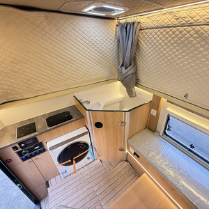 Camper Pop-Up per Pickup, Guscio in Metallo per Camper da 4 Persone, Rimorchio da Viaggio - Product Image 5