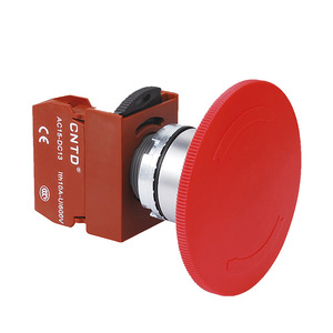 Bouton d'arrêt d'urgence autobloquant CNTD Changde C2PNR6, taille de la tête 60 mm, 1A max. Courant 12V Max. Matériau métallique de tension - Product Image 3