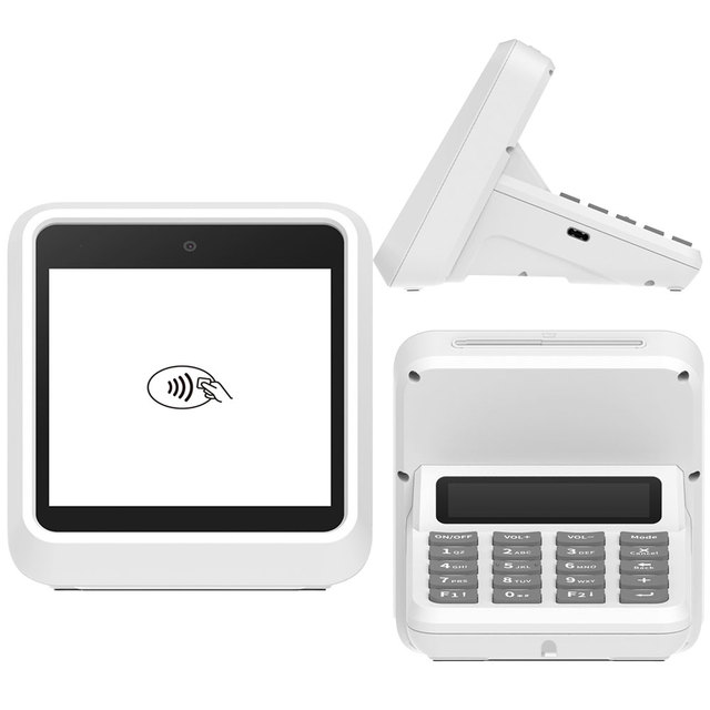 Android 10 Desktop POS Terminal NFC Card Reader 4G Dual SIM 4 Inch Wireless Mobile Payment Machine Z80-V9