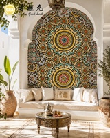 Mosaïque murale d'art artisanal, motif marocain, carrelage en mosaïque pour la décoration des murs et des sols