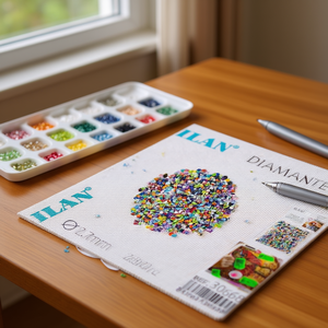 Strass ILLAN Diamante 5D 2.7mm 2200pz Colori Misti per Diamond Painting - Product Image 3