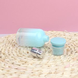 30ml <b>Empty</b> Atomizer <b>Spray</b> Perfume Glass <b>Bottle</b> 1oz Flat Round Shape Candy Color Perfume Glass <b>Bottle</b> with Pump <b>Spray</b> Cap - Product Image 5