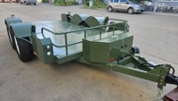 Remorque de transport de machines 5000 kg 10000 lb, robuste, pour mini-excavatrices australiennes et livraison d'équipements de petite taille