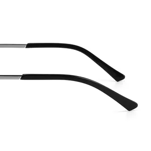 Kadınlar moda Optica çerçeve gözlük erkekler için Metal klasik yüksek kaliteli miyop gözlük toptan