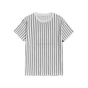 เสื้อยืดเจอร์ซีย์แบบยูนิเซ็กซ์ พิมพ์ลายสกรีน แขนสั้น คอกลม สีดำและสีขาว ผ้าฝ้าย 100% สวมใส่สบาย ทรงปกติ สำหรับฤดูร้อน - Product Image 1