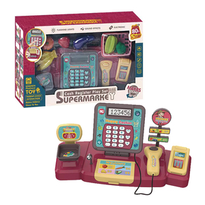 <span class=keywords><strong>Caja</strong></span> <span class=keywords><strong>Registradora</strong></span> <span class=keywords><strong>de</strong></span> <span class=keywords><strong>juguete</strong></span> para niñas, juego <span class=keywords><strong>de</strong></span> simulación B/O <span class=keywords><strong>de</strong></span> plástico electrónico para supermercado - Product Image 5