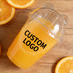 แก้วพลาสติกใส PP พร้อมฝาปิดลายแพนด้า สำหรับชาไข่มุก กาแฟ ขนาด 16 ออนซ์  แบบใช้แล้วทิ้ง  ขนาดเส้นผ่านศูนย์กลาง 90 มม. ผนังชั้นเดียว - Product Image 3