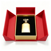 Boîte à parfum en carton personnalisée, emballage cadeau de luxe à double porte, impression pour marque de parfum