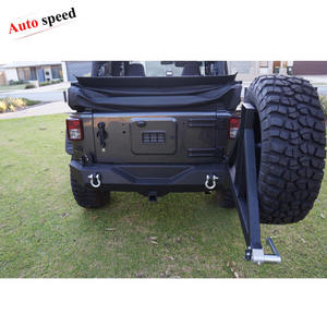 Parachoques delantero de acero negro con recubrimiento en polvo <span class=keywords><strong>o</strong></span> textura negra para <span class=keywords><strong>JEEP</strong></span> <span class=keywords><strong>WRANGLER</strong></span> JK 2007-2017, accesorios para automóviles - Product Image 4