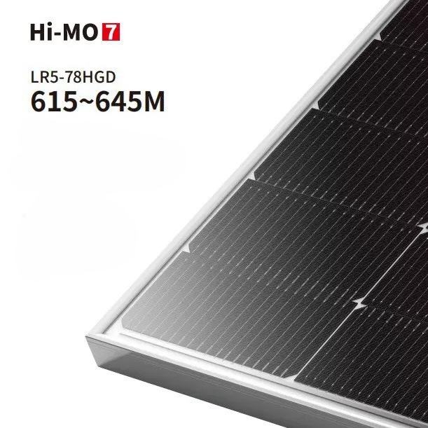 615W 620W 625W 630W 635W 640W 645W LONGi Hi-MO 7 LR5-78HGD 615M~645M ...