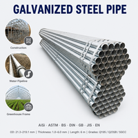 Tuyau en acier galvanisé soudé à prix compétitif Q215 Tube en acier galvanisé A53 Q195 Q345B S355JR S275JR St37 A106 6-12m 1.5-12mm