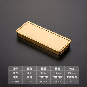 Concealed Zinc Alloy Modern Wardrobe <b>Dresser</b> Kitchen Hotel Bestseller <b>Knobs</b> and Handles Drawer Handles Cabinet Pull New Design - Product Image 3