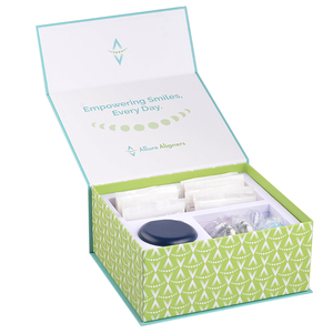 Cajas Rígidas de Cartón para Regalo con Imán para Alineadores Dentales Transparentes, Caja de Embalaje con Tapa de Cierre Magnético - Product Image 2