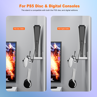 Support mural pour Playstation 5 pour les versions disque et numérique, accessoires de jeu incluant un câble magnétique Duo