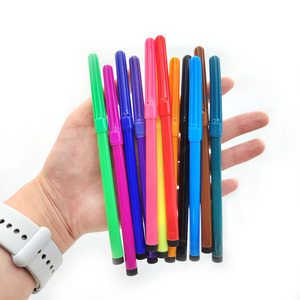Marcadores de Arte Personalizados de Fábrica, Material Escolar, 12 Colores, Punta Fina, Ecológicos, para Niños - Product Image 3