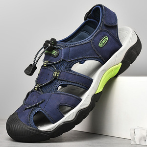 <span class=keywords><strong>Chaussures</strong></span> de course d'été pour hommes grandes tailles 38-48, tendance mode, pour activités de plein air et randonnée aquatique, tige en PU - Product Image 5