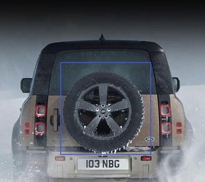 Cubierta de neumático de repuesto para coche <span class=keywords><strong>Land</strong></span> <span class=keywords><strong>Rover</strong></span> <span class=keywords><strong>Defender</strong></span> 90, 110, <span class=keywords><strong>130</strong></span>, 2020, 2021, <span class=keywords><strong>2022</strong></span>, 2023, impermeable, almacenamiento de ruedas, kit de carrocería de nieve para invierno - Product Image 2