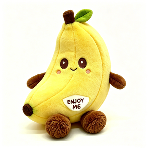 Lindos juguetes de peluche de frutas y verduras, animales de peluche suaves para niños de 0 a 24 meses, unisex, regalo para aliviar el estrés - Product Image 2