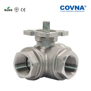 Venta de Liquidación COVNA B2B: Válvula de Bola Eléctrica de Acero Inoxidable DN20 de 3/4 Pulgadas, 3 Vías, Puerto en T, 1000 WOG, 24 Voltios, Rosca Hembra - Product Image 3