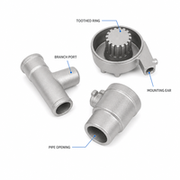 Pièces usinées CNC de précision pour support de connecteur mécanique, fabrication OEM sur mesure par moulage à la cire perdue