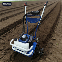Cultivateur rotatif autoporté robuste, largeur de travail de 55 cm, idéal pour les vignobles, les vergers et l'agriculture en espaces restreints