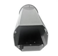 Carcasa y soporte de cámara CCTV de vigilancia impermeable personalizada de aluminio de fundición a presión IP67 para Metro