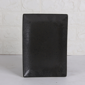 Plat à sushi écologique rectangulaire de 9 pouces pour présenter vos plats et assiettes japonais préférés avec motif végétal - Product Image 1