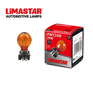 Lampe auxiliaire Limastar 12174HA PWY24W 12V 24W WP3.3x14.5/4 AMBRE Ampoules halogènes automobiles en verre de quartz - Product Image 2