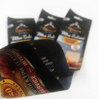 Sac d'emballage sous vide personnalisé en PE à trois côtés en plastique imprimé mat pour le stockage sécurisé des aliments pour la saucisse et la viande de poulet