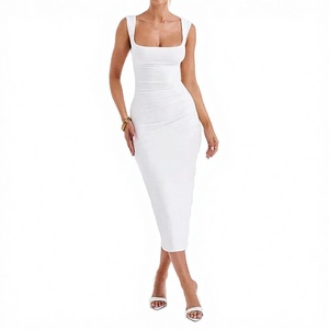 เดรสชีฟองทรงเอ PB&ZA รุ่นผู้หญิง คอลเลคชั่นฤดูใบไม้ผลิ 2026 ดีไซน์หวานเซ็กซี่ สีพื้น ผ้าชีฟอง ทรงเอ ไร้แขน ความยาวปานกลาง ผ้าไม่ยับ - Product Image 3