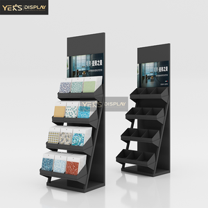 Tùy chỉnh bán buôn thân thiện với môi tầng thường vụ Rack hiển thị cho gạch gỗ cửa Thảm mẫu-hiện đại cổ điển cửa hàng bán lẻ hiển thị - Product Image 1