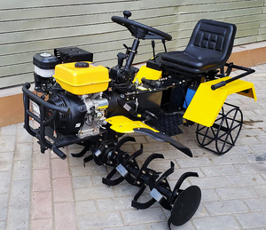 <span class=keywords><strong>Motocoltivatore</strong></span> Agricolo per Prato Trattore per Fattoria Motozappa Diesel Elettrica 230 20 C V 15HP - Product Image 3