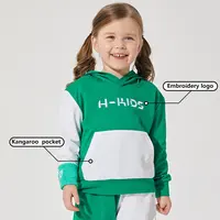 Özel nakış logosu spor takım elbise jogger kazak çocuk giyim elbise çocuk giyim seti