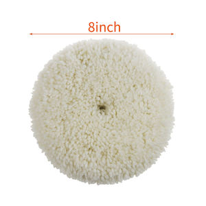 Tampons de polissage pour voiture en laine de haute qualité, double face torsadée, coupe lourde, abrasif très fin - Product Image 1