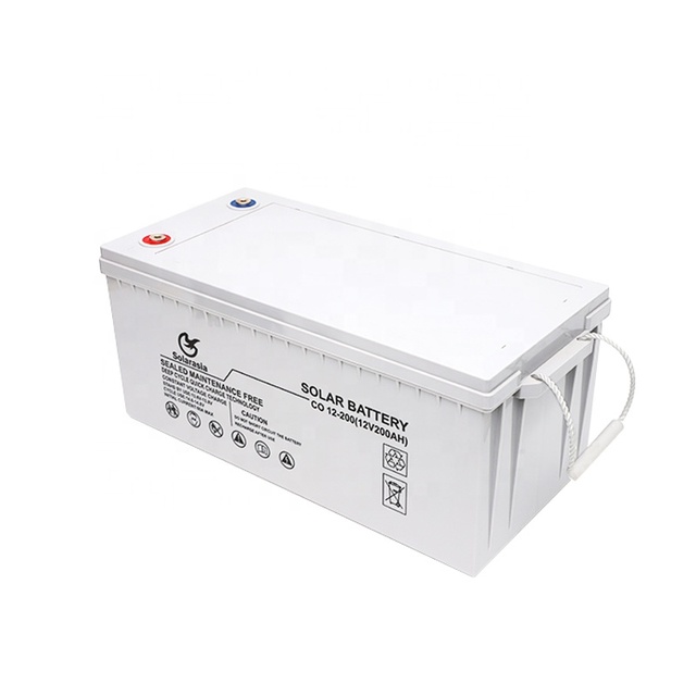 Batterie Gel Solaire 12v 200ah 250ah Deep Cycle Solar Energy Lead Acid Batteries for Solar System