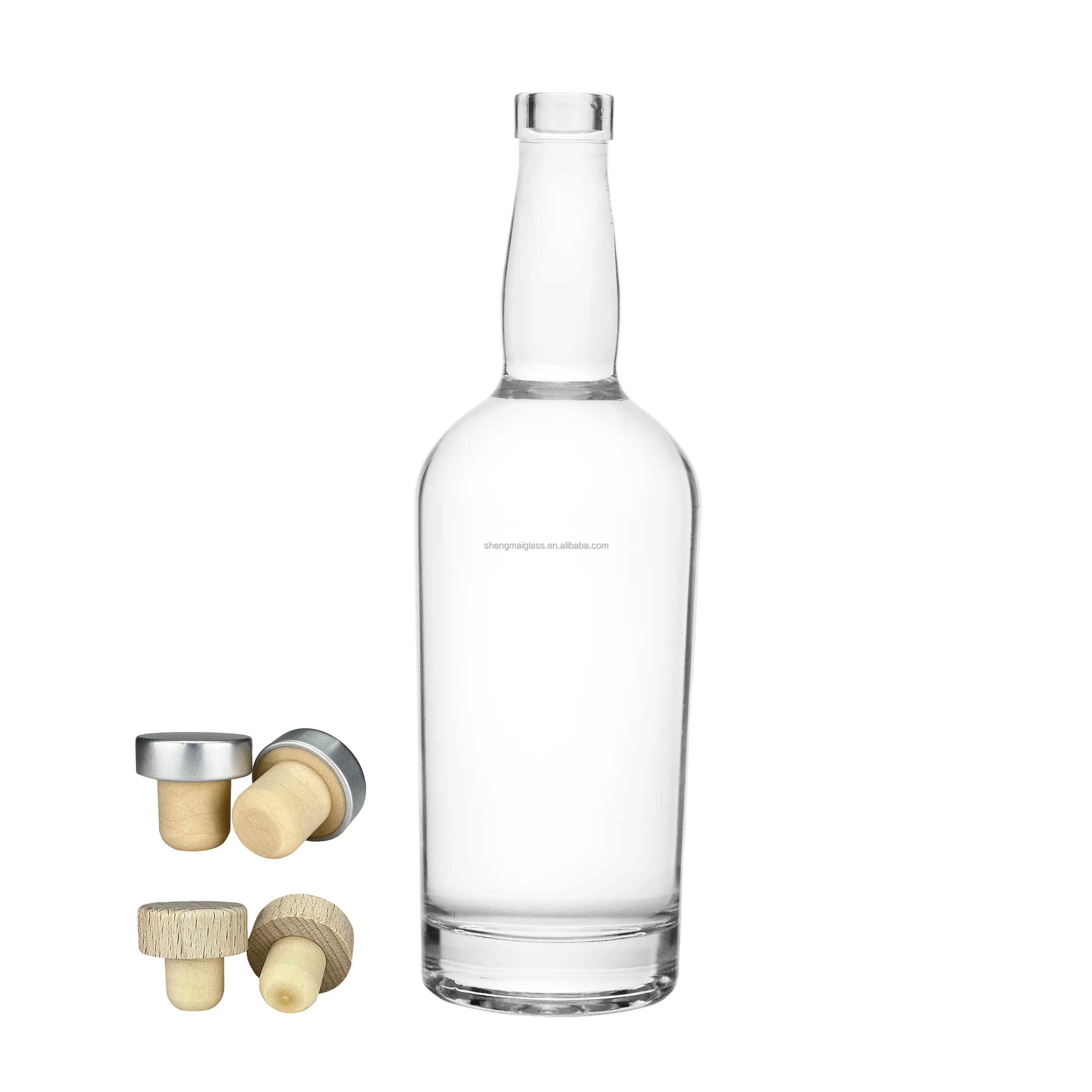700ml 750ml bottiglia di vetro di liquore di vetro bottiglia di vino bottiglia di vetro di vino per Whisky Whisky Vodka Botella De Vidrio Vodka Beverage