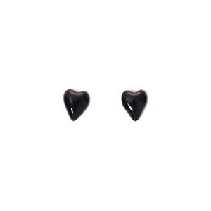Pendientes de moda con forma de corazón, de acero inoxidable 316L con baño de oro PVD, joyería sostenible y resistente para mujer. - Product Image 1