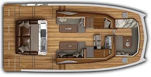 Customized 11.6m Sport Catamaran for Sightseeing and Cruising Fishing Boat Motor Yachts Ship Jet Boat Motor 4 - Product Image 6