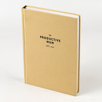 Carnet de notes en tissu premium, couverture rigide en lin, impression offset avec pelliculage, reliure cousue, agenda quotidien, ouverture à plat, papier spécial