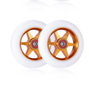 Bajo precio 88A Core 100mm 120mm Pro Stunt <span class=keywords><strong>Scooter</strong></span> Ruedas Negro sobre cromo pulido PU Material <span class=keywords><strong>MGP</strong></span> Kick Extreme Scooters - Product Image 6