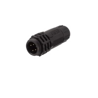 Connecteur étanche IP67 5/8 E10 2 3 4 5 6 7 8 10 12 B2 B3 B4, fiche mâle droite installable sur site