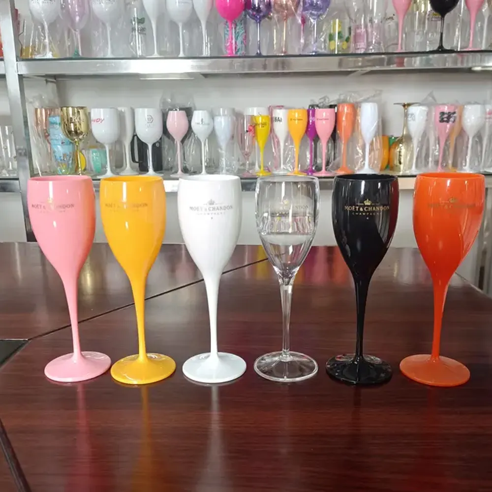 BST 175 ml individualisierte Champagnerbecher hohe Qualität individuell kunststoff weißwein-Gläser Kelch Weinglas
