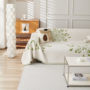 <span class=keywords><strong>Funda</strong></span> de sofá de felpa cálida de estilo de lujo moderno crema nórdica para Otoño Invierno forma cuadrada patrón de planta uso doméstico <span class=keywords><strong>funda</strong></span> de cojín - Product Image 3